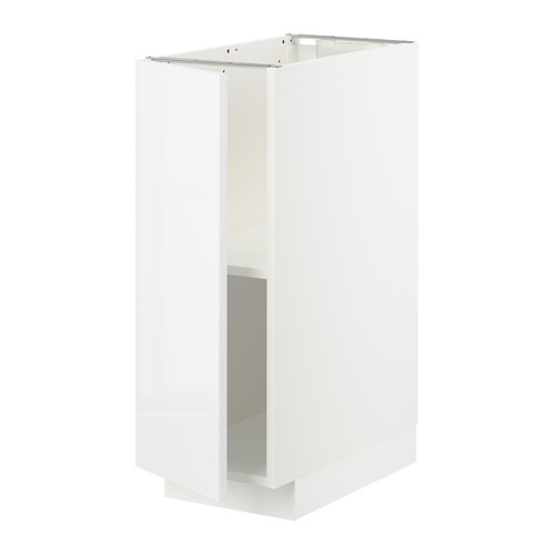 METOD base cabinet with shelves