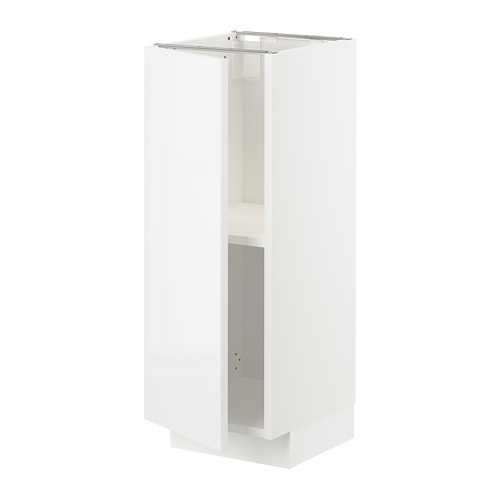 METOD base cabinet with shelves