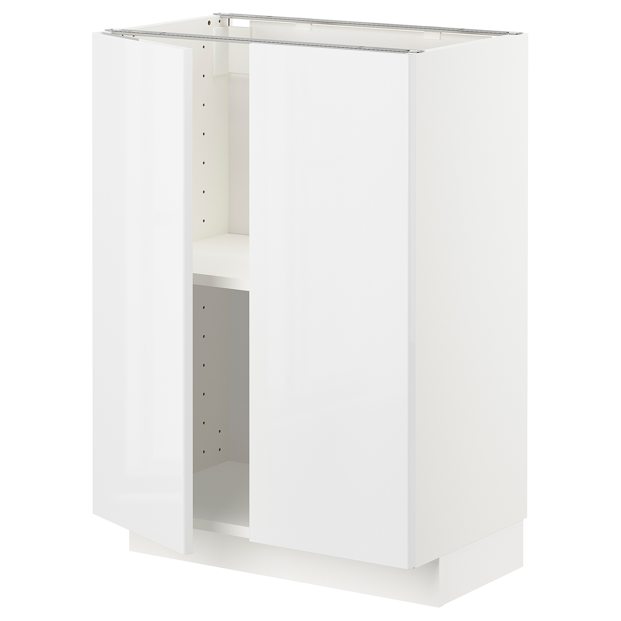 METOD base cabinet with shelves/2 doors