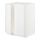 METOD - base cabinet for sink + 2 doors, white/Ringhult white | IKEA Taiwan Online - PE726729_S1