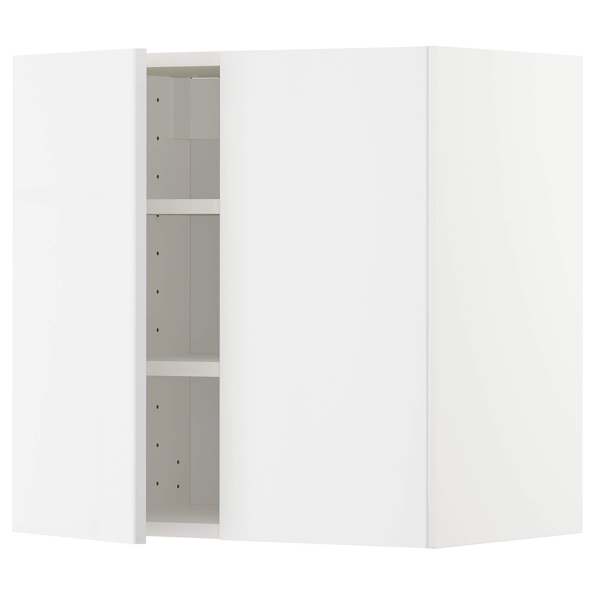 METOD wall cabinet with shelves/2 doors