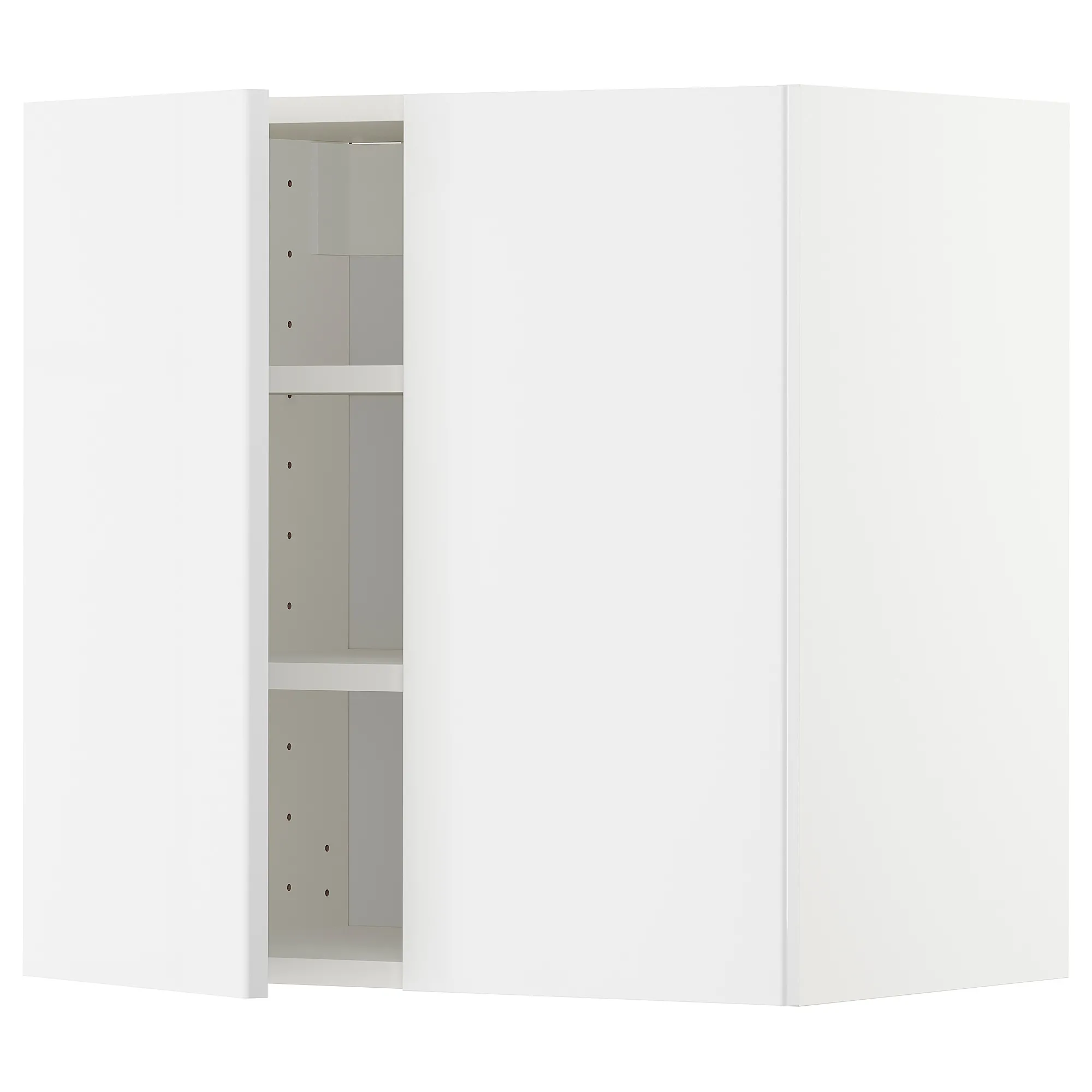 METOD wall cabinet with shelves/2 doors