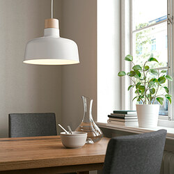 BUNKEFLO - 吊燈, 米色/樺木 | IKEA 線上購物 - PE827310_S3