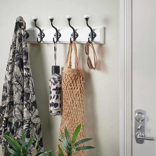 LANDKRABBA rack with 5 hooks