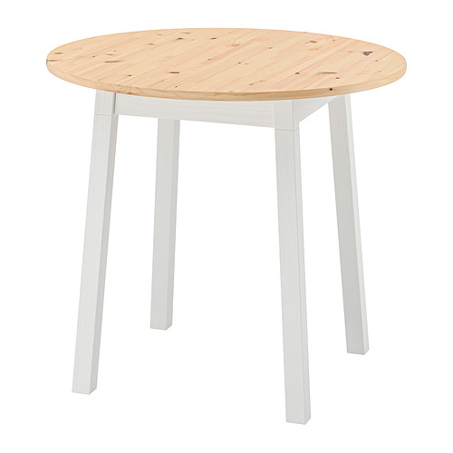 PINNTORP - 桌子，淺棕色/染白色 松木，85 公分 | IKEA 線上購物 - E1009579_S4