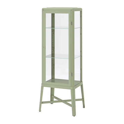 FABRIKÖR - 玻璃門櫃, 淺灰綠色, 57x150 公分 | IKEA 線上購物 - PE770906_S4