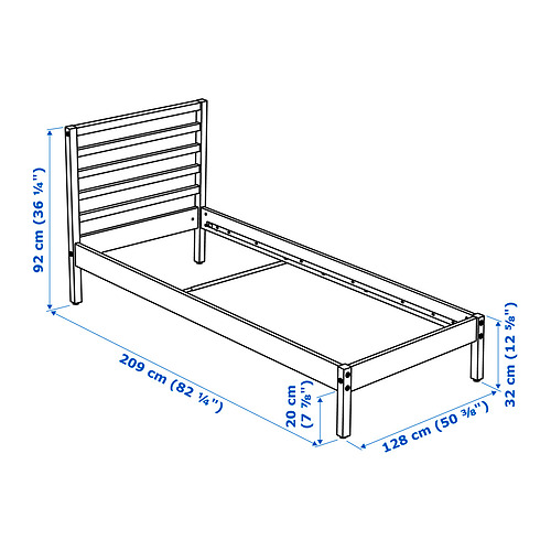 TARVA bed frame
