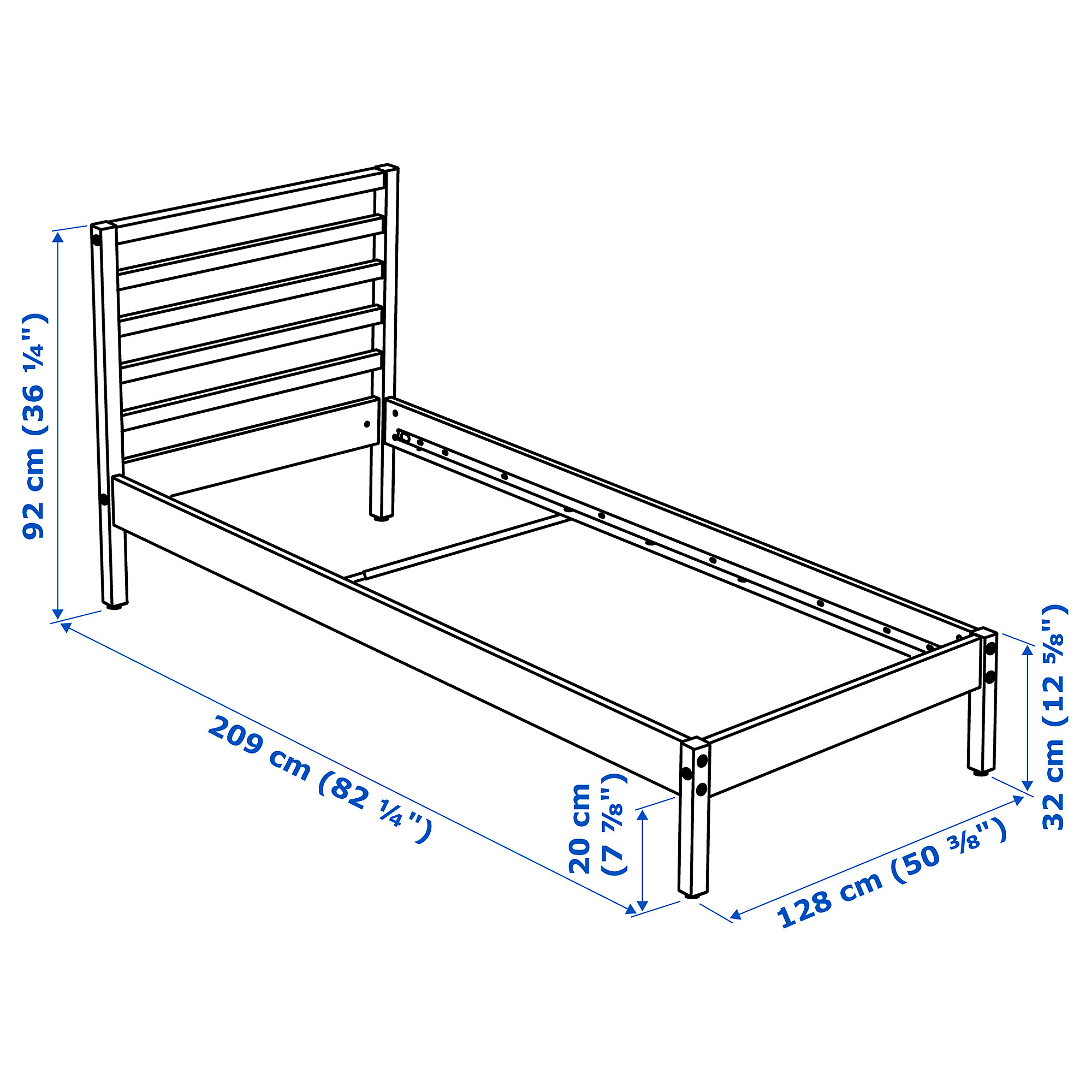 TARVA bed frame