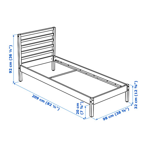 TARVA bed frame