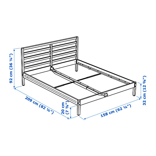 TARVA bed frame