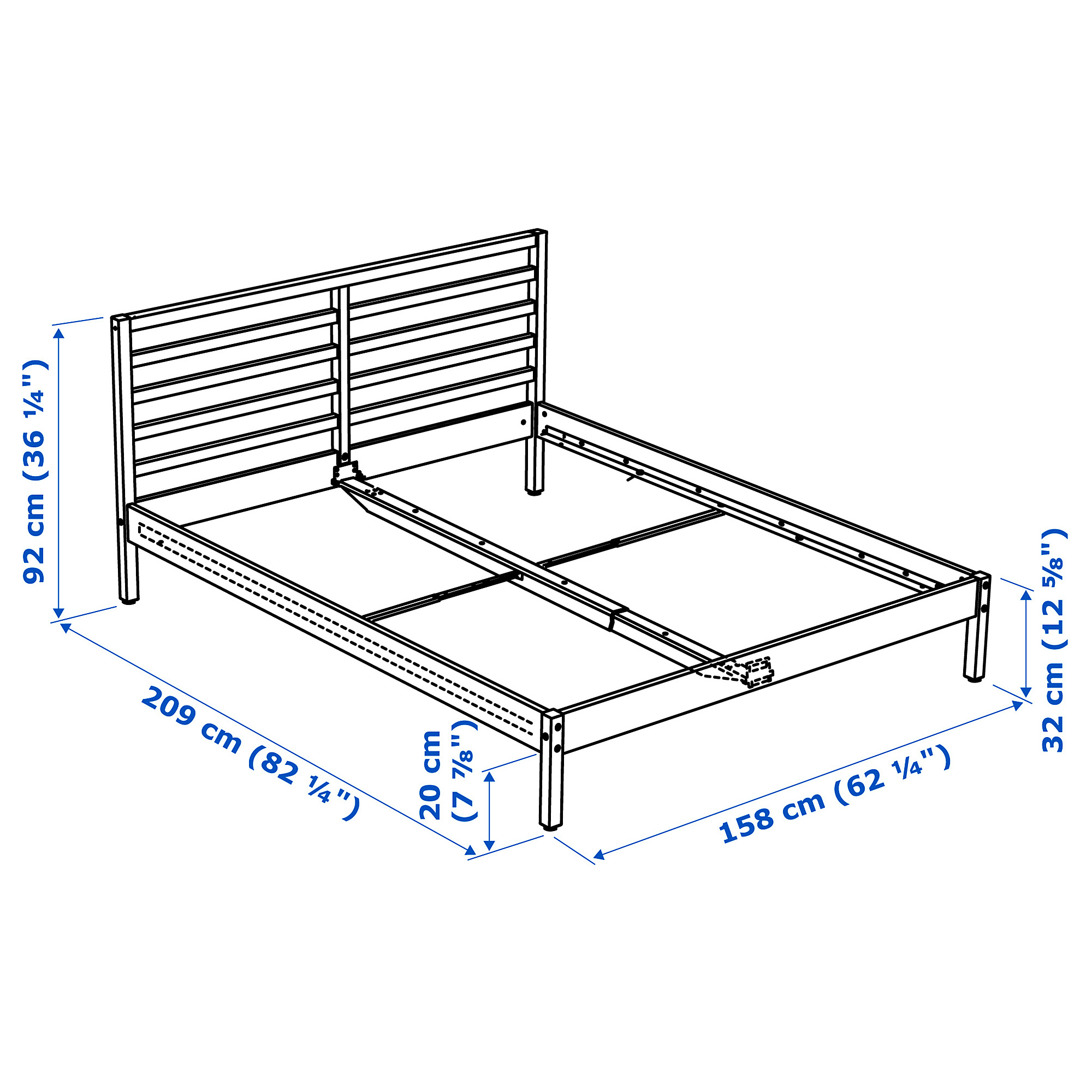 TARVA bed frame