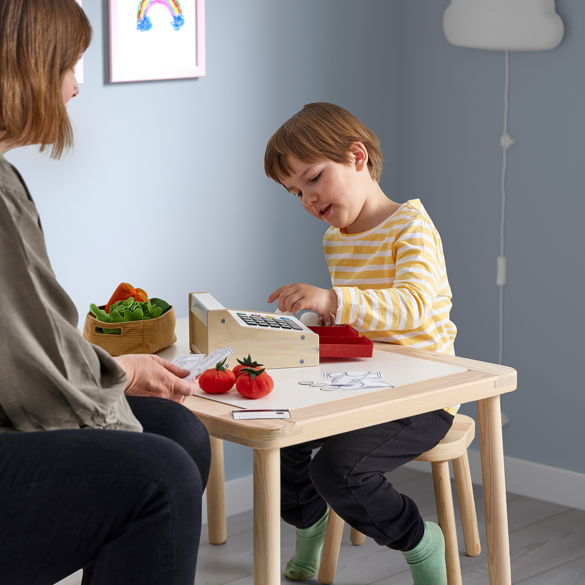 DUKTIG toy cash register