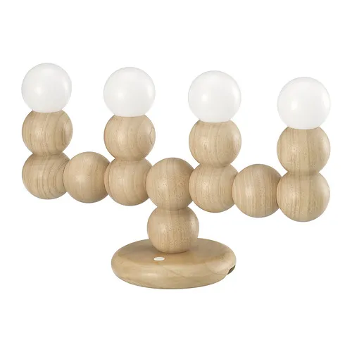 STRÅLA - LED candelabra, wood battery-operated | IKEA Taiwan Online - PE972099_S4