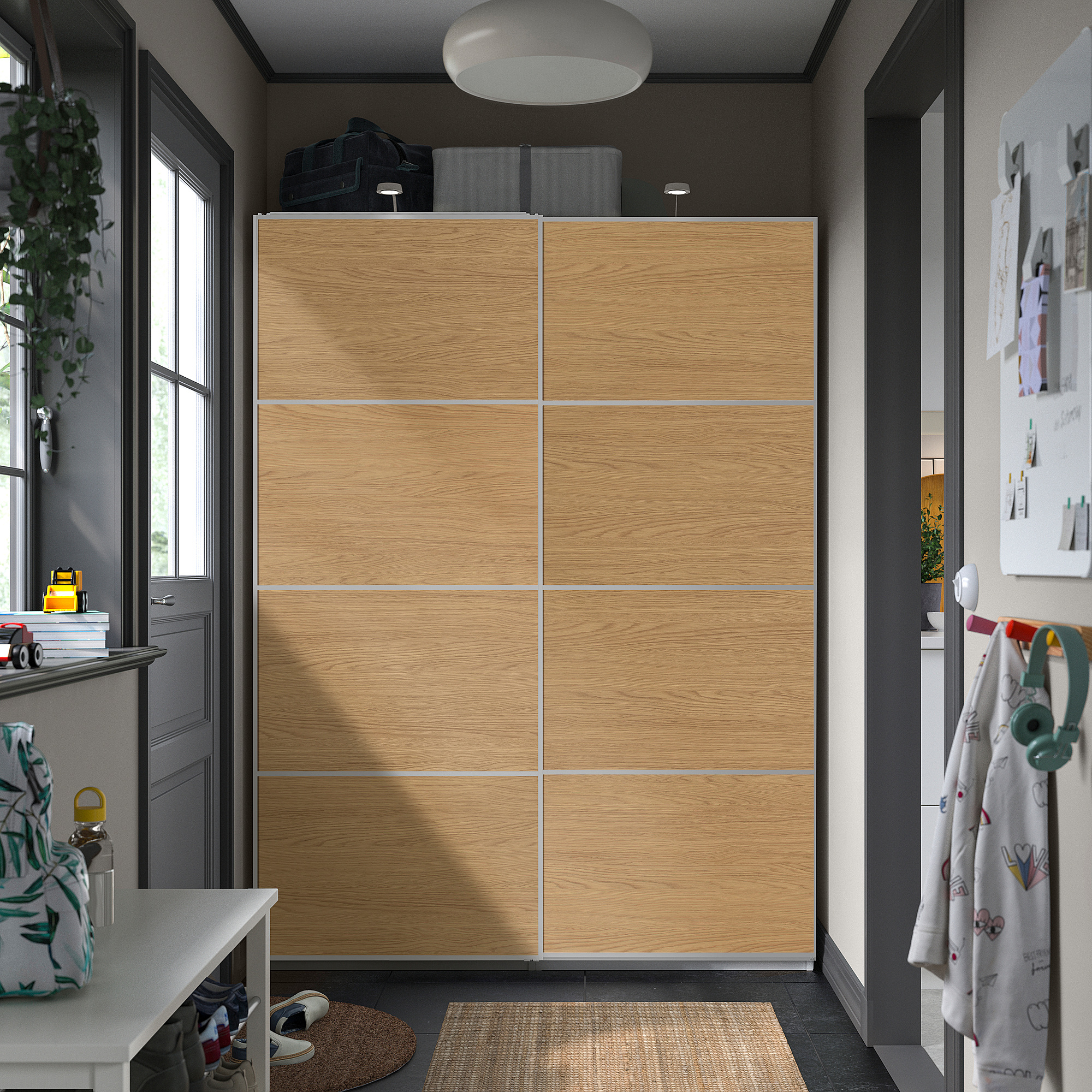 MEHAMN pair of sliding doors