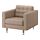 LANDSKRONA - 扶手椅, Grann/Bomstad 深米色/金屬 | IKEA 線上購物 - PE684263_S1