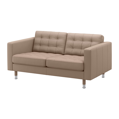 LANDSKRONA - 2-seat sofa, Grann/Bomstad dark beige/metal | IKEA Taiwan Online - PE684287_S4