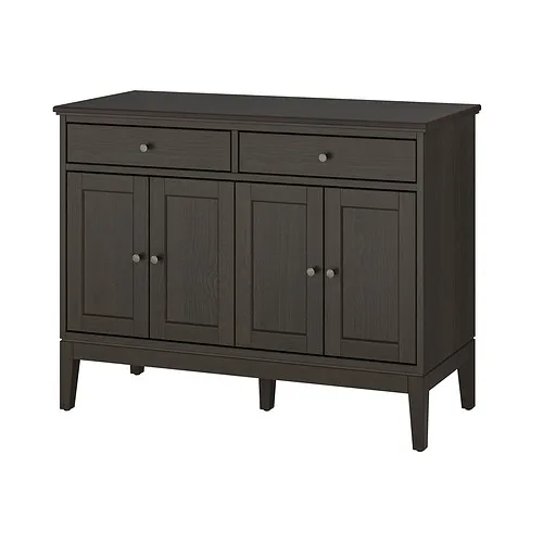 IDANÄS - 邊櫃, 深棕色 上色, 124x50x95 公分 | IKEA 線上購物 - PE827431_S4