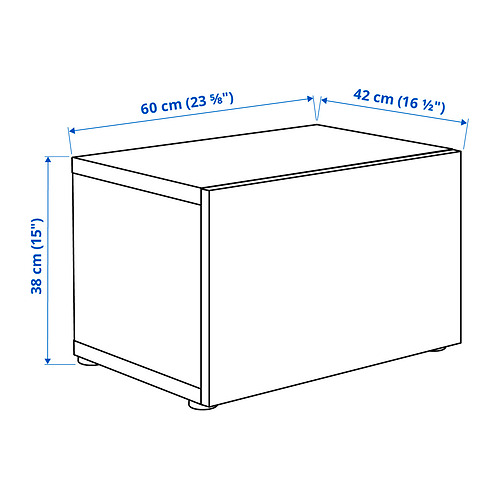 BESTÅ wall-mounted cabinet combination