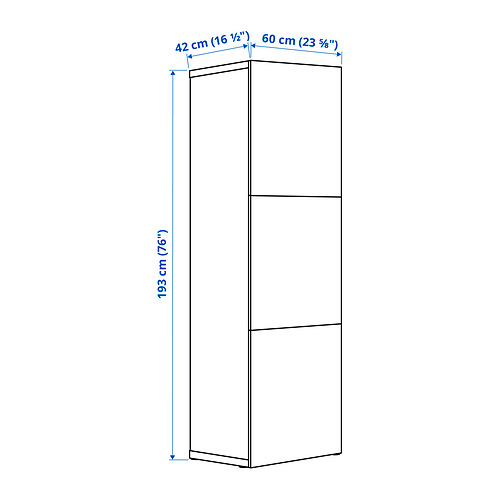 BESTÅ shelf unit with doors