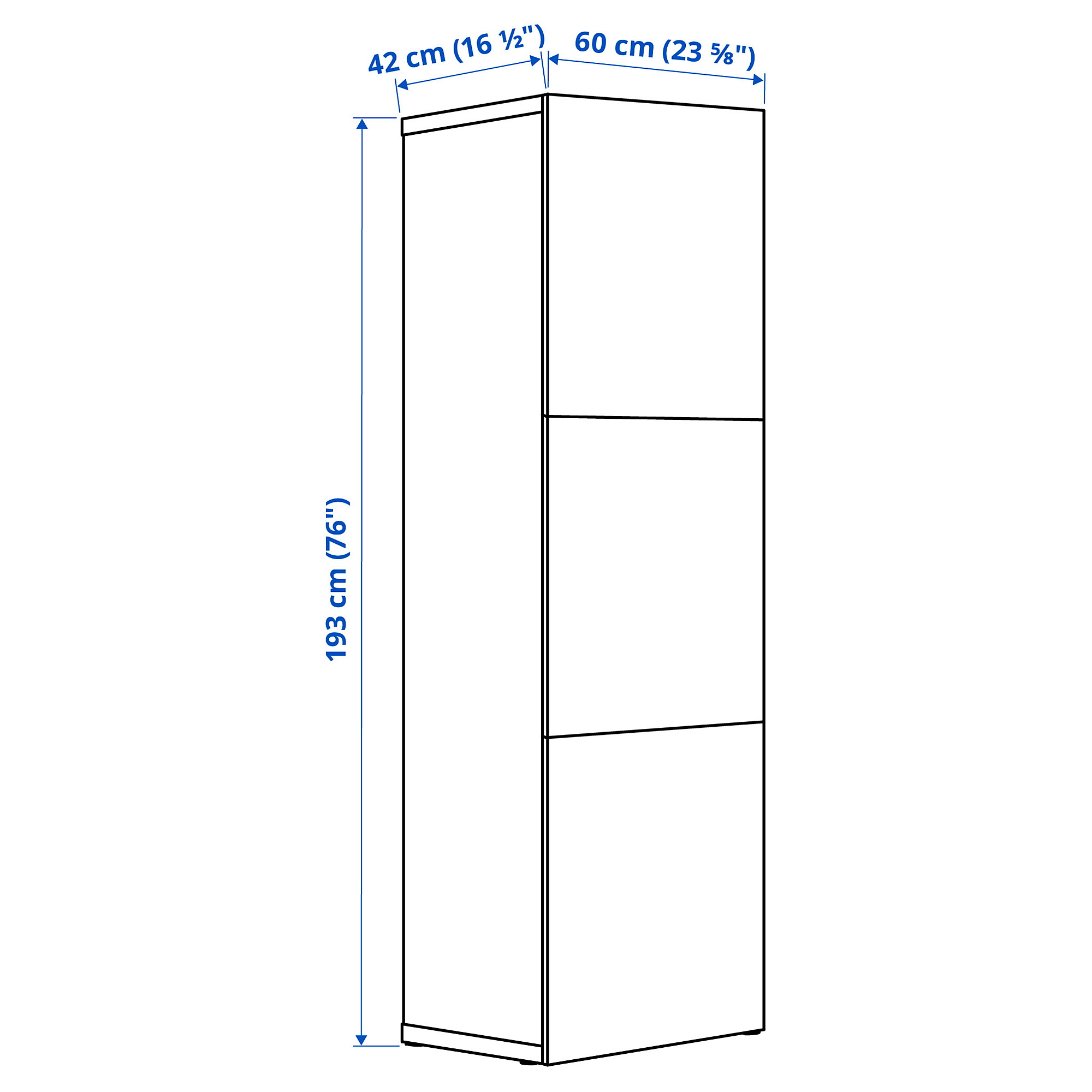 BESTÅ shelf unit with doors