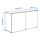BESTÅ - wall-mounted cabinet combination, white/Glassvik clear glass | IKEA Taiwan Online - PE869795_S1