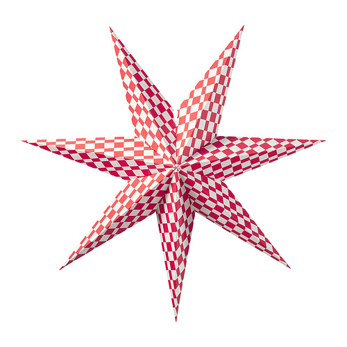STRÅLA - lamp shade, red/white, 70 cm | IKEA Taiwan Online - PE972129_S4