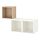 EKET - wall-mounted cabinet combination, white stained oak effect/white | IKEA Taiwan Online - PE726843_S1