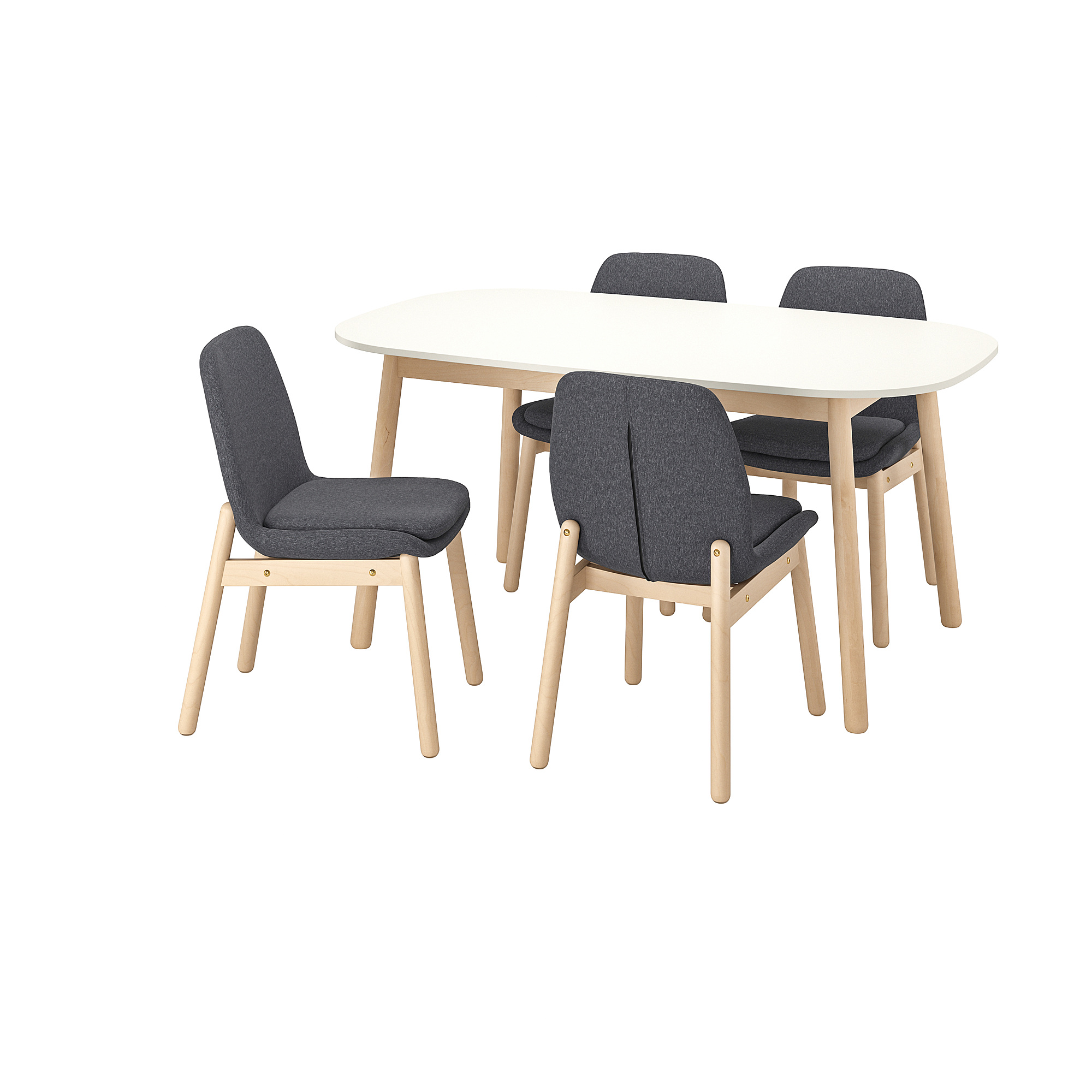 VEDBO/VEDBO table and 4 chairs