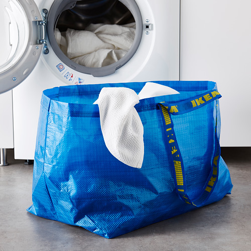 FRAKTA - 環保購物袋, 藍色 | IKEA 線上購物 - PE617667_S4