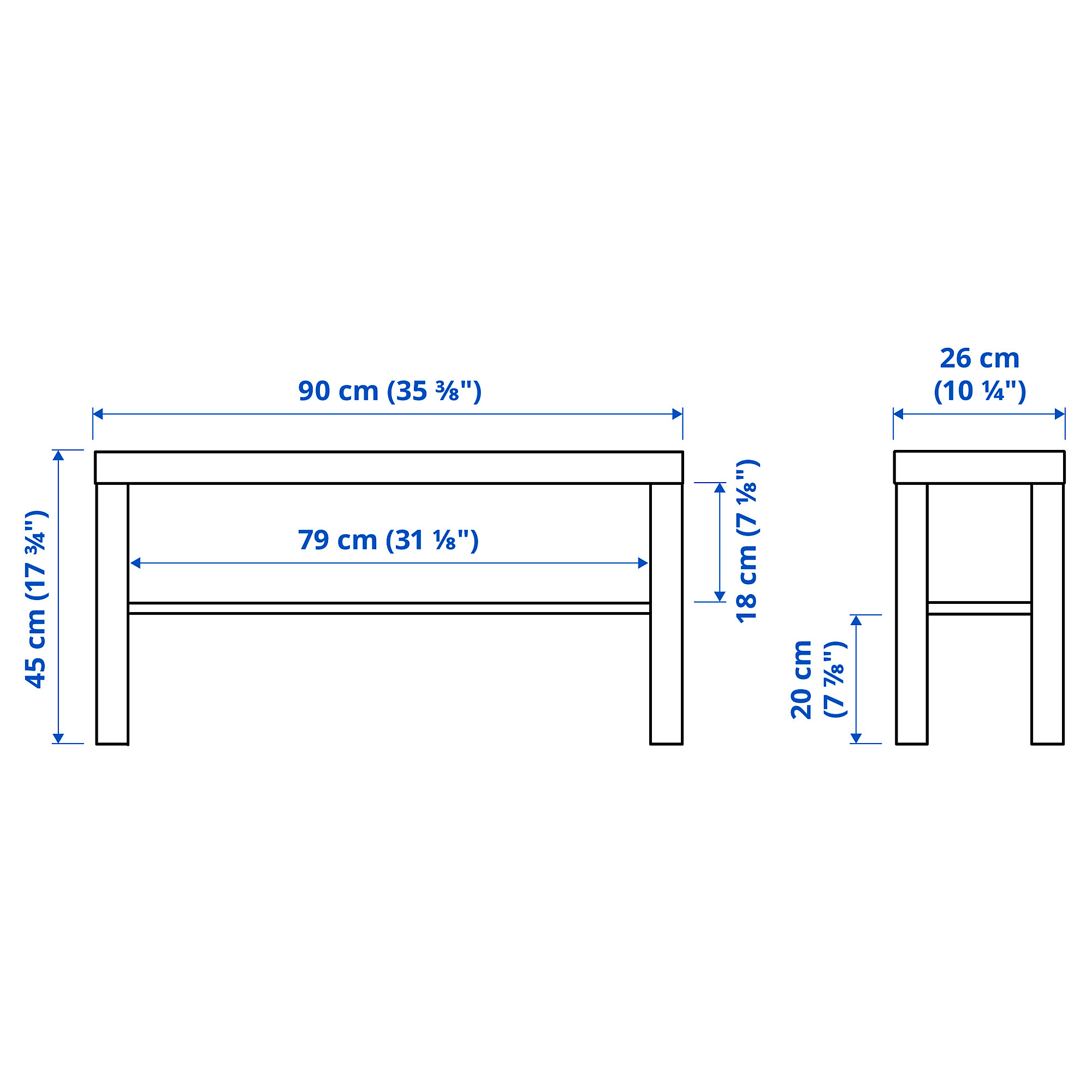 LACK TV bench