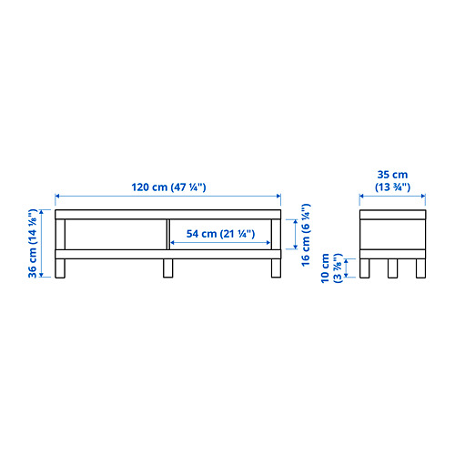 LACK TV bench