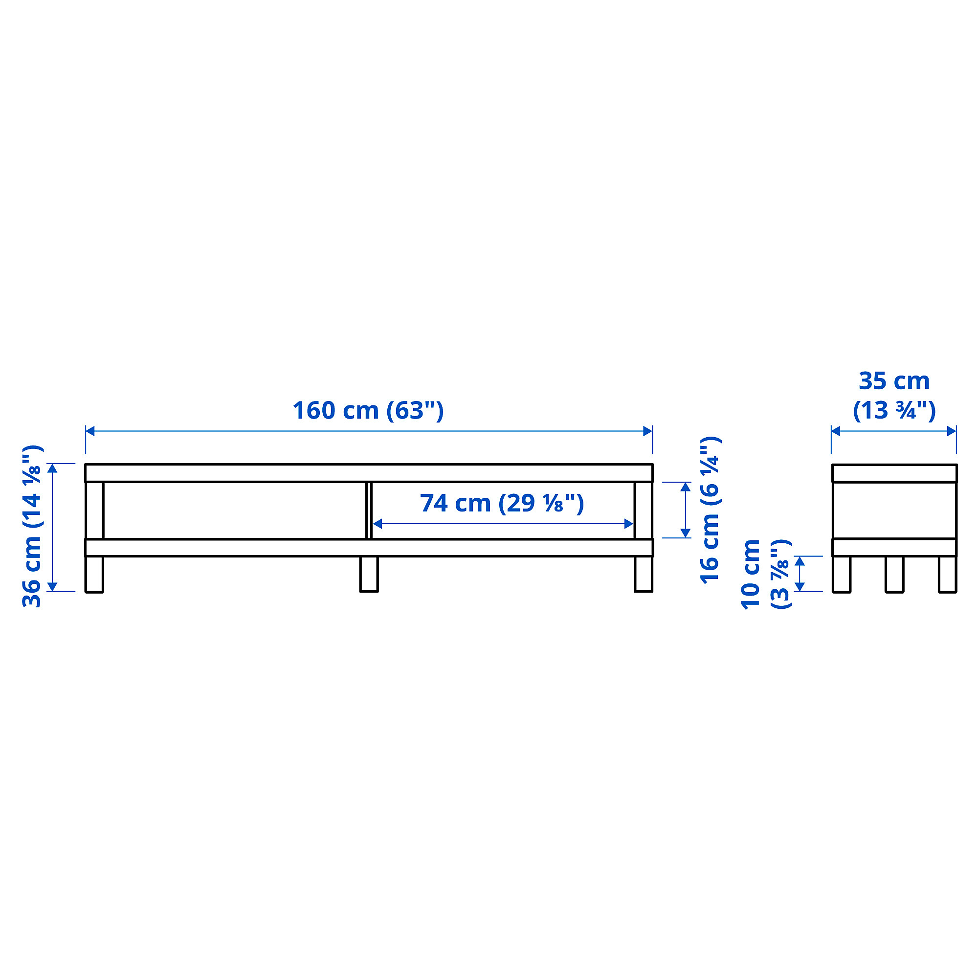 LACK TV bench