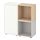EKET - cabinet combination with feet, white/light grey/white stained oak effect | IKEA Taiwan Online - PE726888_S1