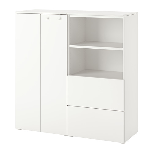 SMÅSTAD/PLATSA - storage combination, white/white, 120x42x123 cm | IKEA Taiwan Online - PE827533_S4