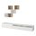 EKET/BESTÅ - cabinet combination for TV, white/white stained oak effect | IKEA Taiwan Online - PE726943_S1