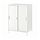 TROTTEN - cabinet with sliding doors, white, 80x55x110 cm | IKEA Taiwan Online - PE827582_S1