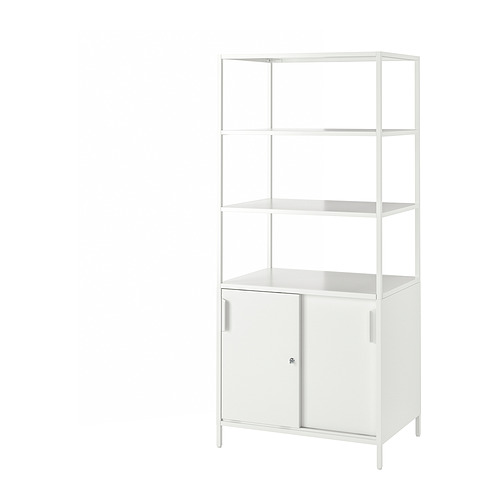TROTTEN cabinet with sliding doors