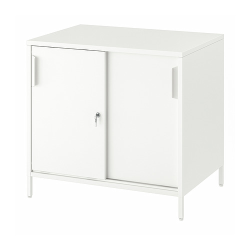 TROTTEN - 滑門收納櫃, 白色, 80x55x75 公分 | IKEA 線上購物 - PE827586_S4
