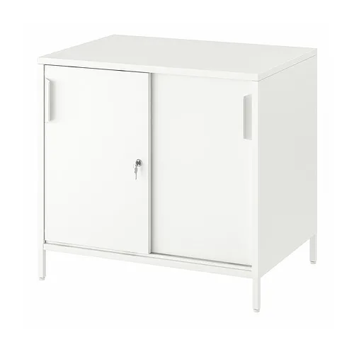 TROTTEN - 滑門收納櫃, 白色, 80x55x75 公分 | IKEA 線上購物 - PE827586_S4