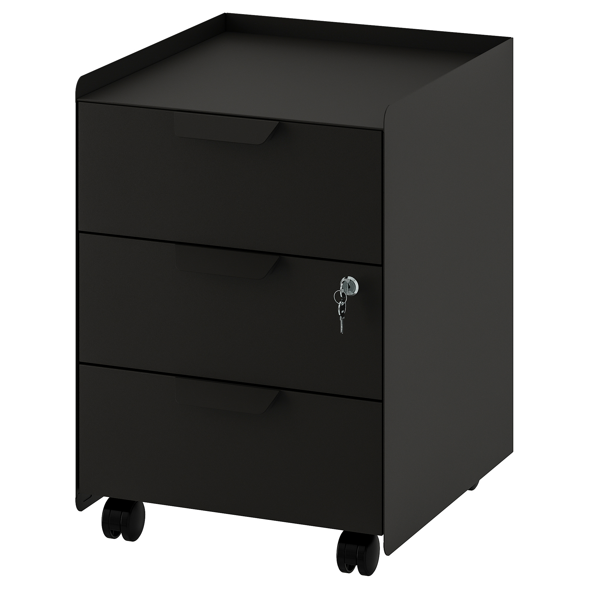 TROTTEN drawer unit w 3 drawers on castors