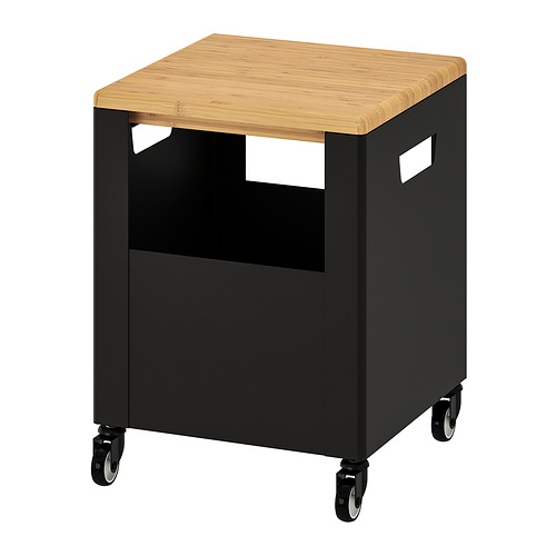 TROTTEN - 收納櫃附輪腳, 碳黑色 | IKEA 線上購物 - PE827593_S4