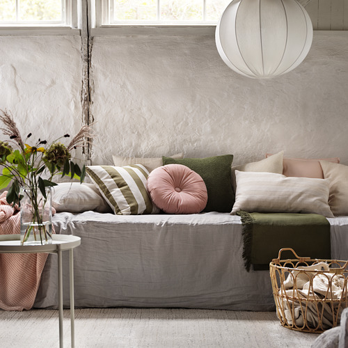 KRANSBORRE - 靠枕, 淺粉紅色 | IKEA 線上購物 - PE827611_S4