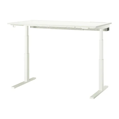 MITTZON - 升降式工作桌, 電動 白色, 160x80 公分 | IKEA 線上購物 - PE909211_S4