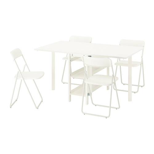 VIHALS/VIHALS 餐桌附4張餐椅