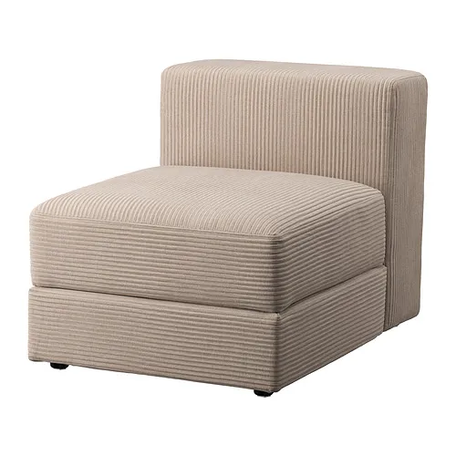 JÄTTEBO - 單人座椅附收納功能, Samsala 灰米色 | IKEA 線上購物 - PE870070_S4