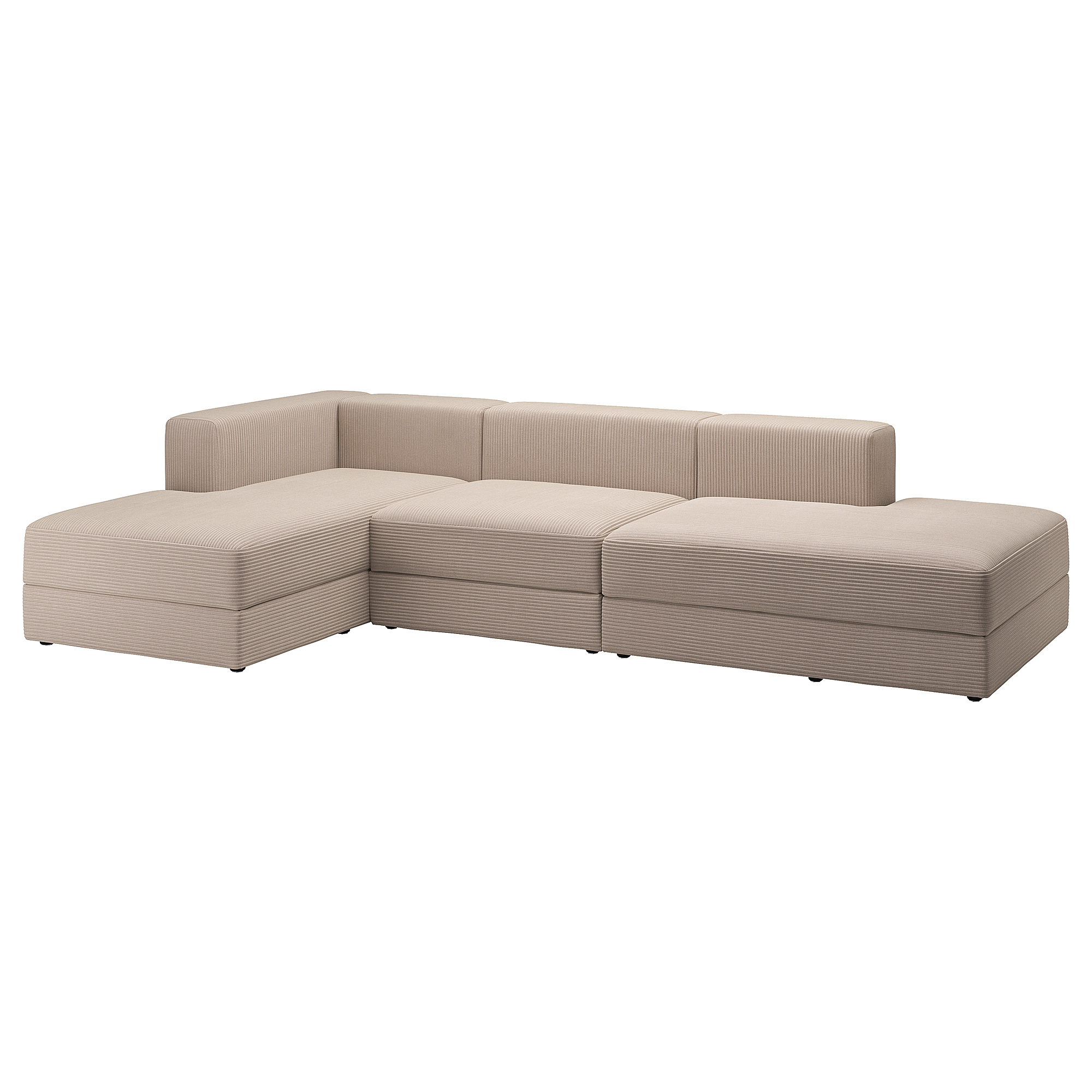 JÄTTEBO 3,5-seat mod sofa w chaise longues