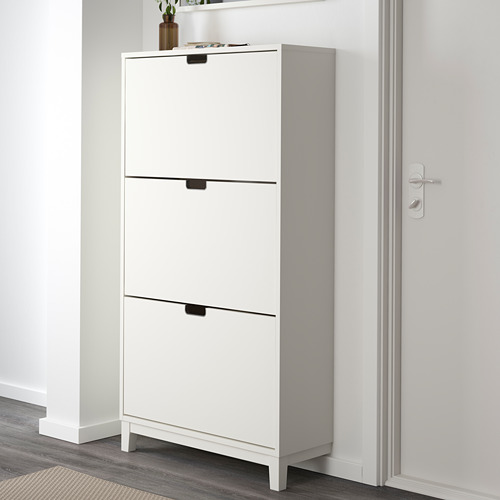 STÄLL - 三格鞋櫃, 白色 | IKEA 線上購物 - PE559936_S4