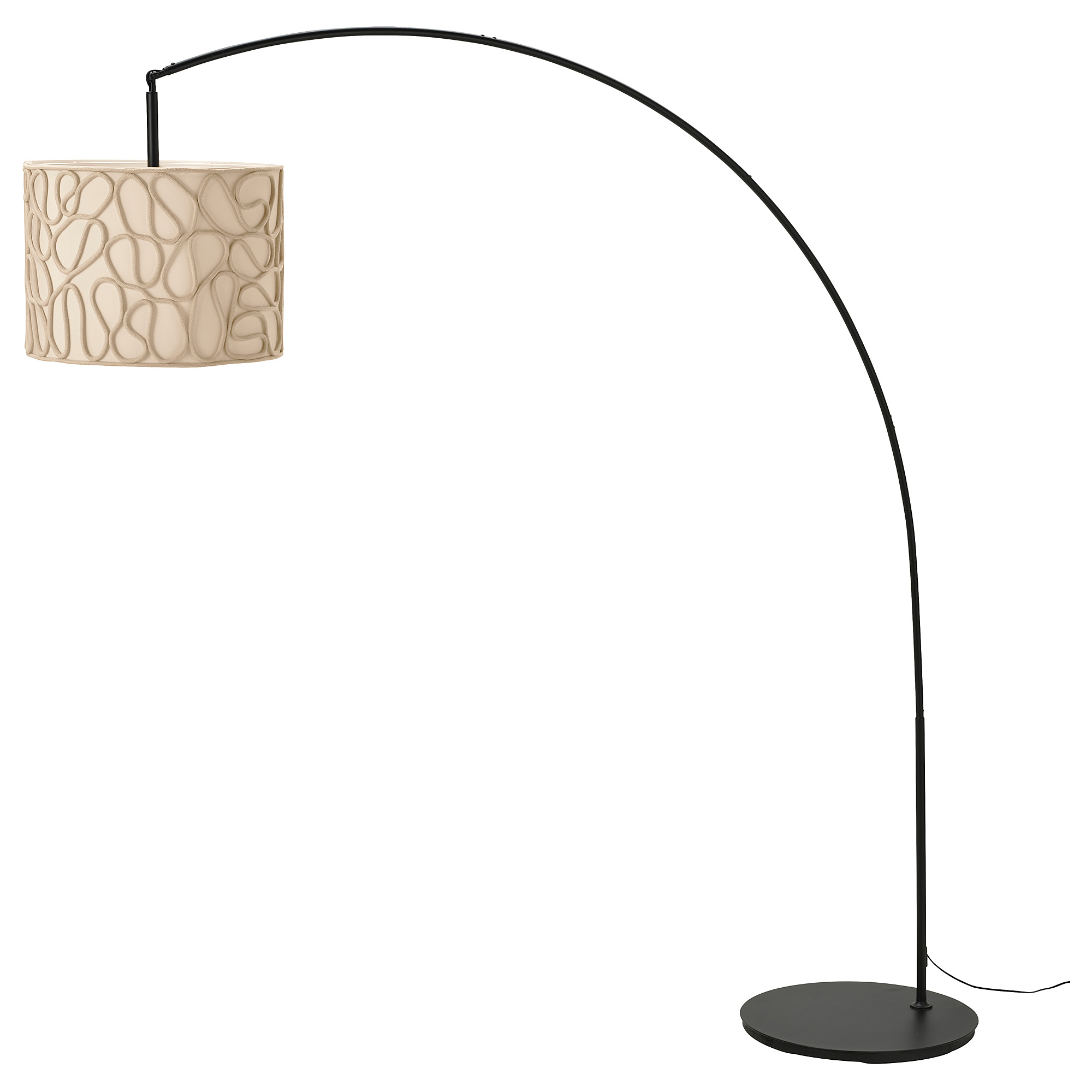 VINGMAST/SKAFTET floor lamp, arched