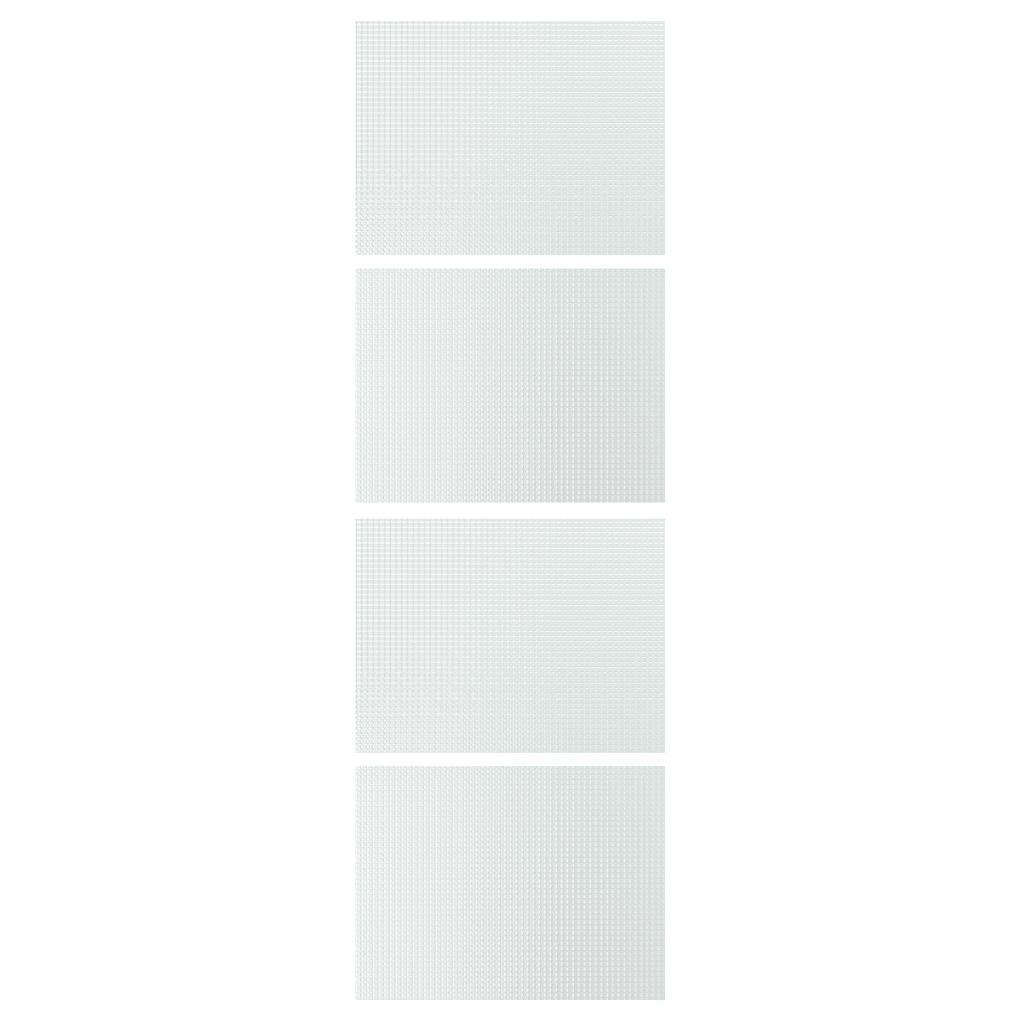 LUNDBRÄSMA 4 panels for sliding door frame