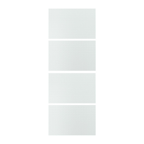 LUNDBRÄSMA 4 panels for sliding door frame